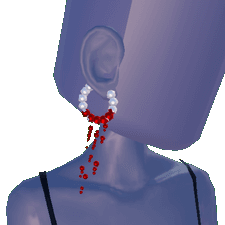 Halloween Bloody Earrings in Earrings