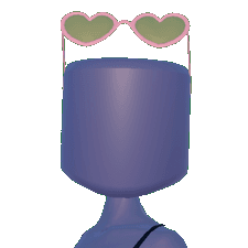 Heart Glasses Toggle 4 in Glasses