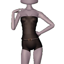 Holiday Tube Dress Toggle 3 Belt